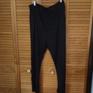 Real Essentials NWOT Black Big Mens Mesh Polyester Jogging Track Pants Size 3XL